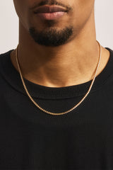 2,5 mm Mikro-Tenniskette – Gold 