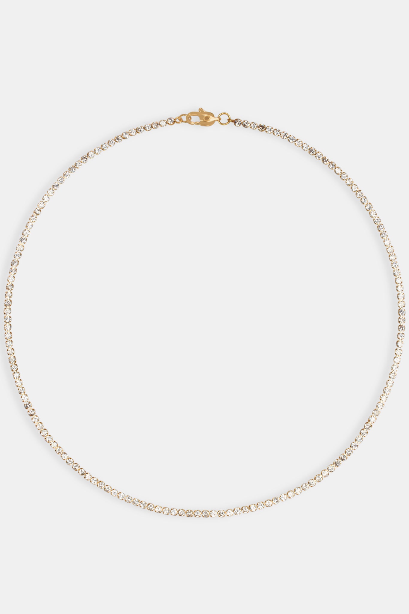 Gold Plated 2.5mm Micro Tennis Chain