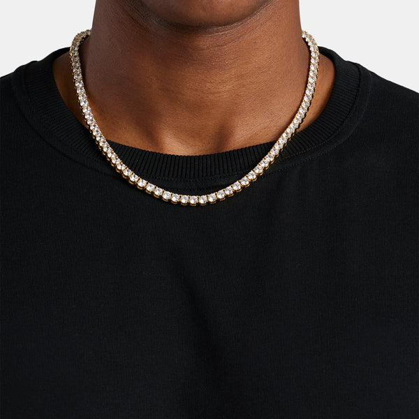 5mm Tennis Chain Gold – Cernucci
