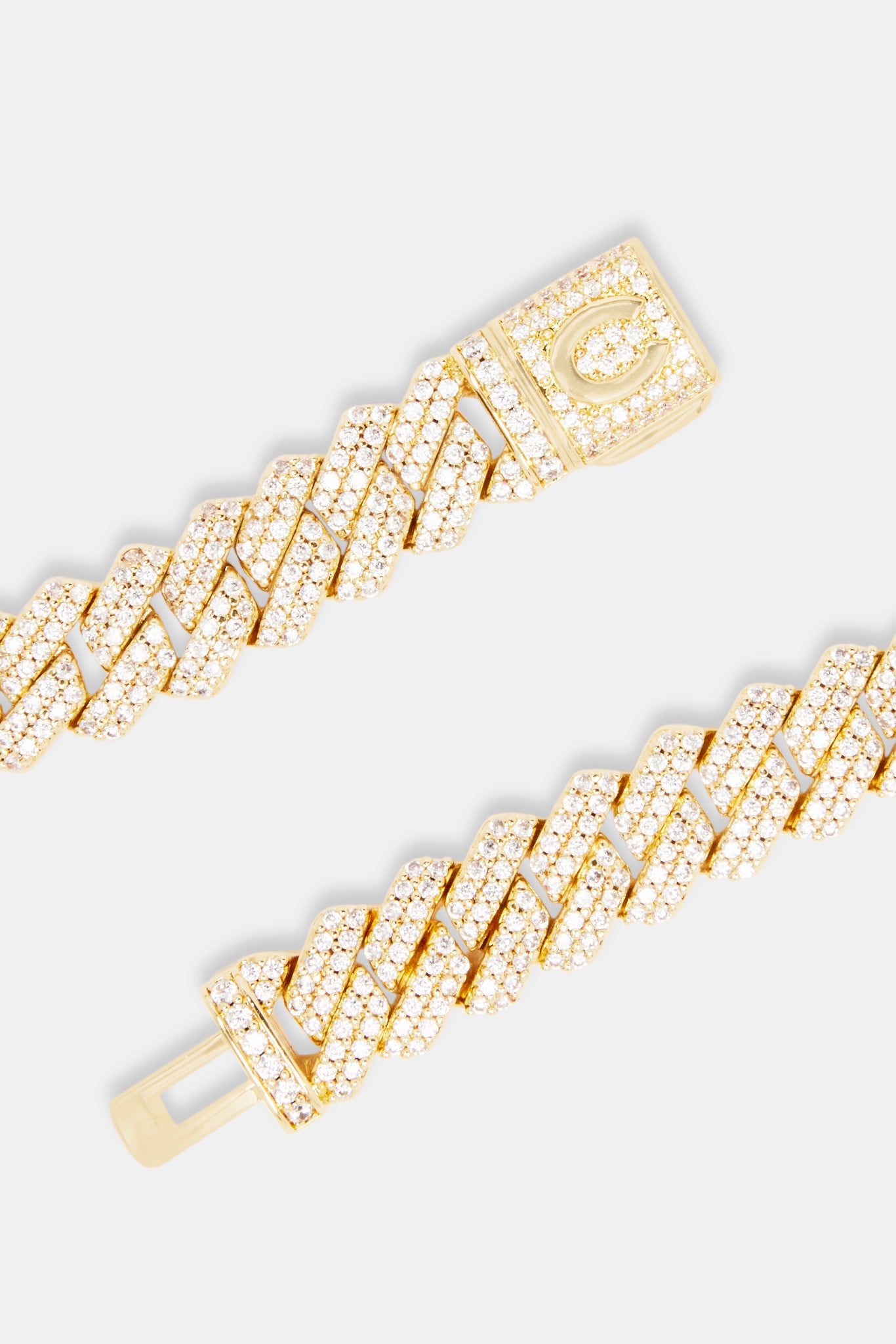 8mm Gold Plated Prong Cuban Chain