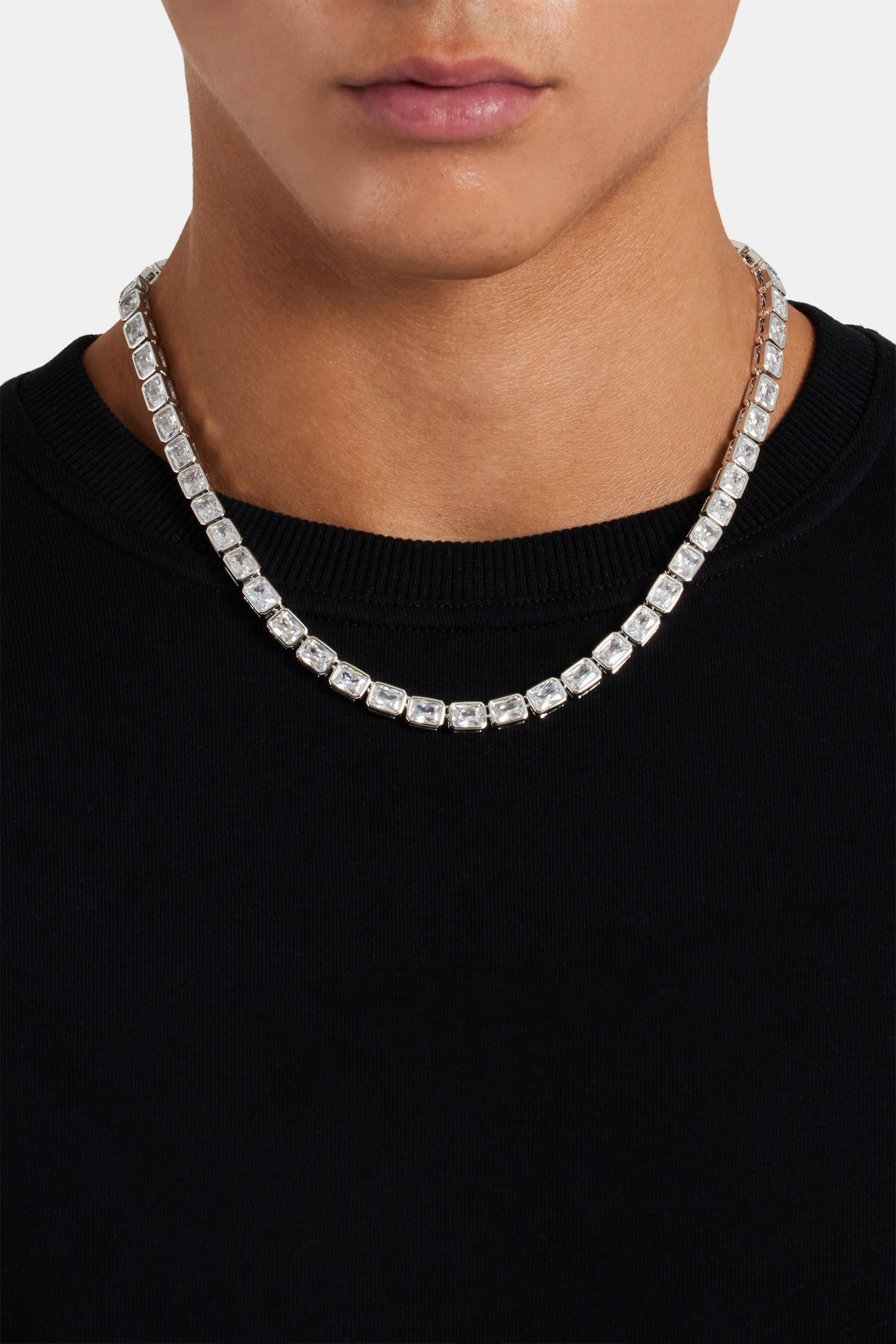 Baguette Tennis Chain - 6mm | Mens Chains | Shop Tennis Chains at