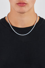 Iced Blue Tennis Chain - 3mm