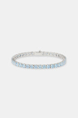 Light Blue Tennis Bracelet - 5mm
