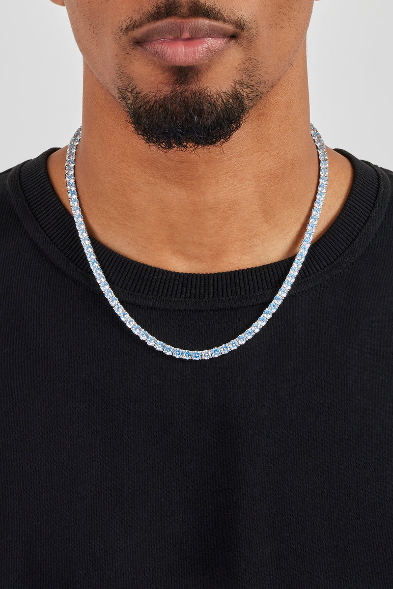 Light Blue Tennis Chain - 5mm | Mens Chains | Shop Tennis Chains at ...
