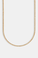 Champagne Stone Tennis Chain - 3mm