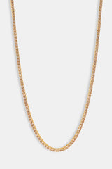 Champagne Tennis Chain - 3mm - Gold