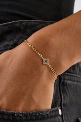 Chocolate Motif Bracelet - 8mm