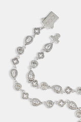 Motivkette mit klarem Edelstein – 6 mm