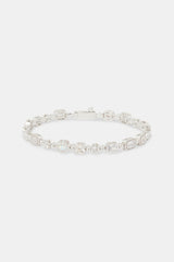 Clear Micro Multi Gemstone & Opal Bracelet - 6mm