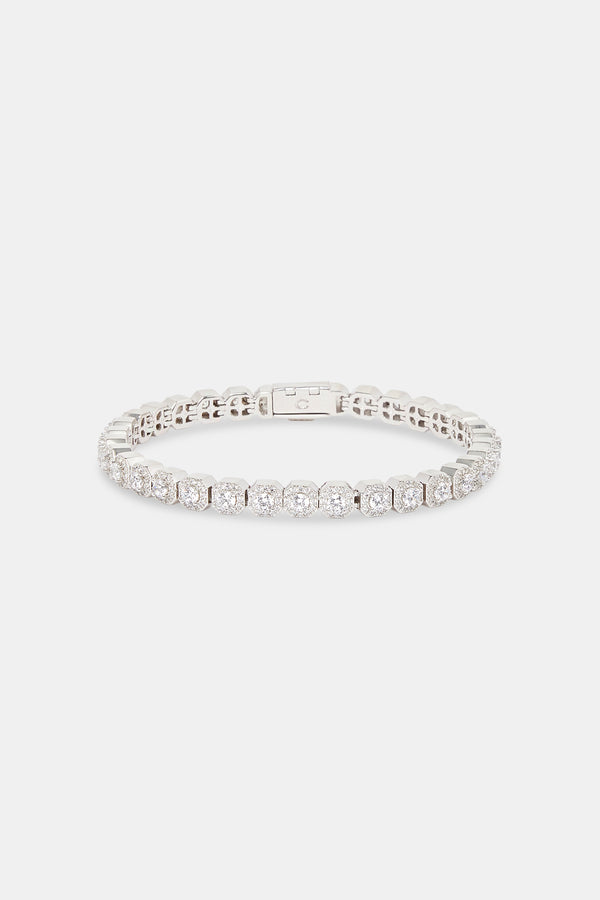 Clustered Tennis Bracelet - 5mm