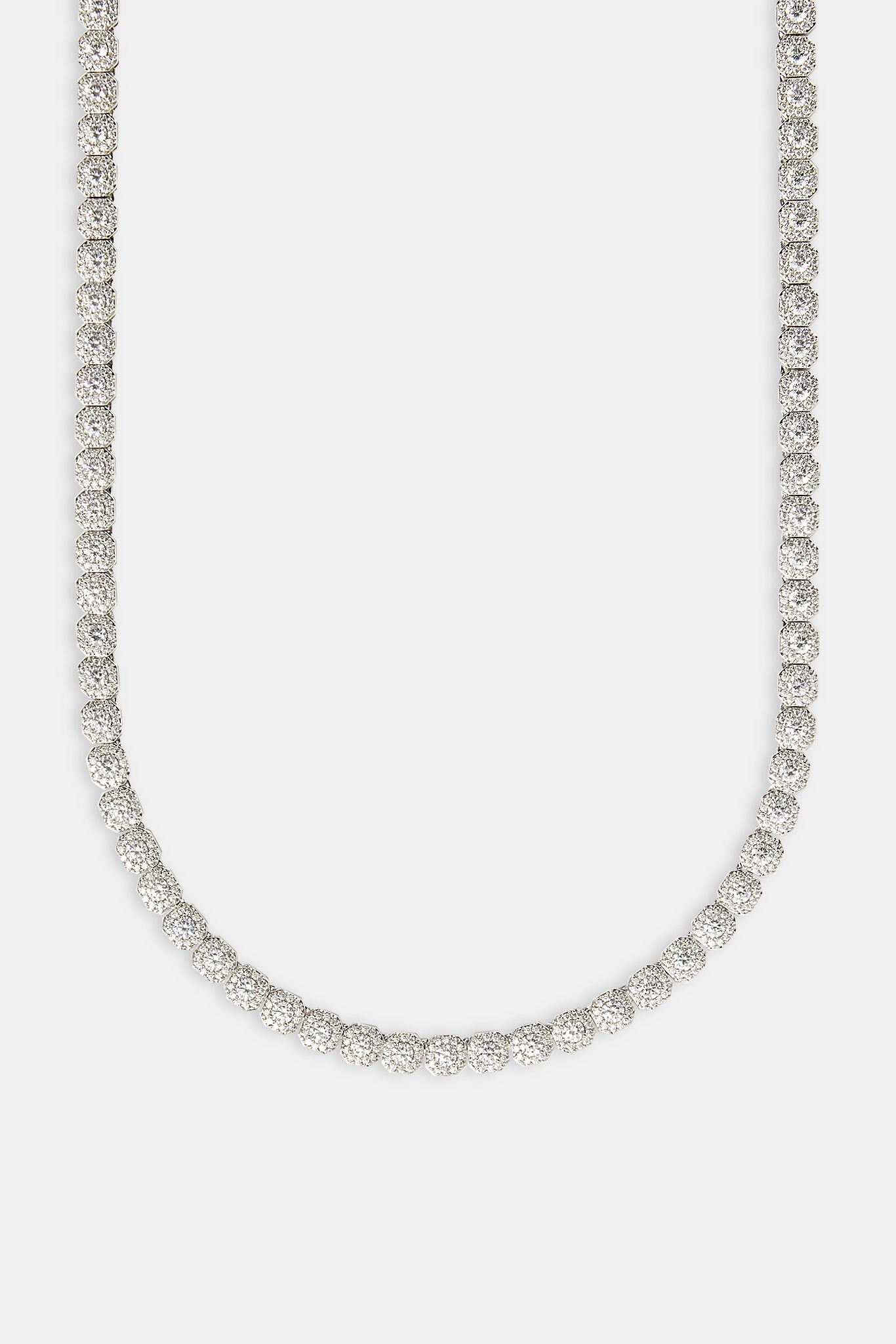 Clustered Tennis Chain - 5mm | Mens Chains | Shop Tennis Chains at