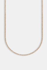 Champagne Tennis Chain - 3mm