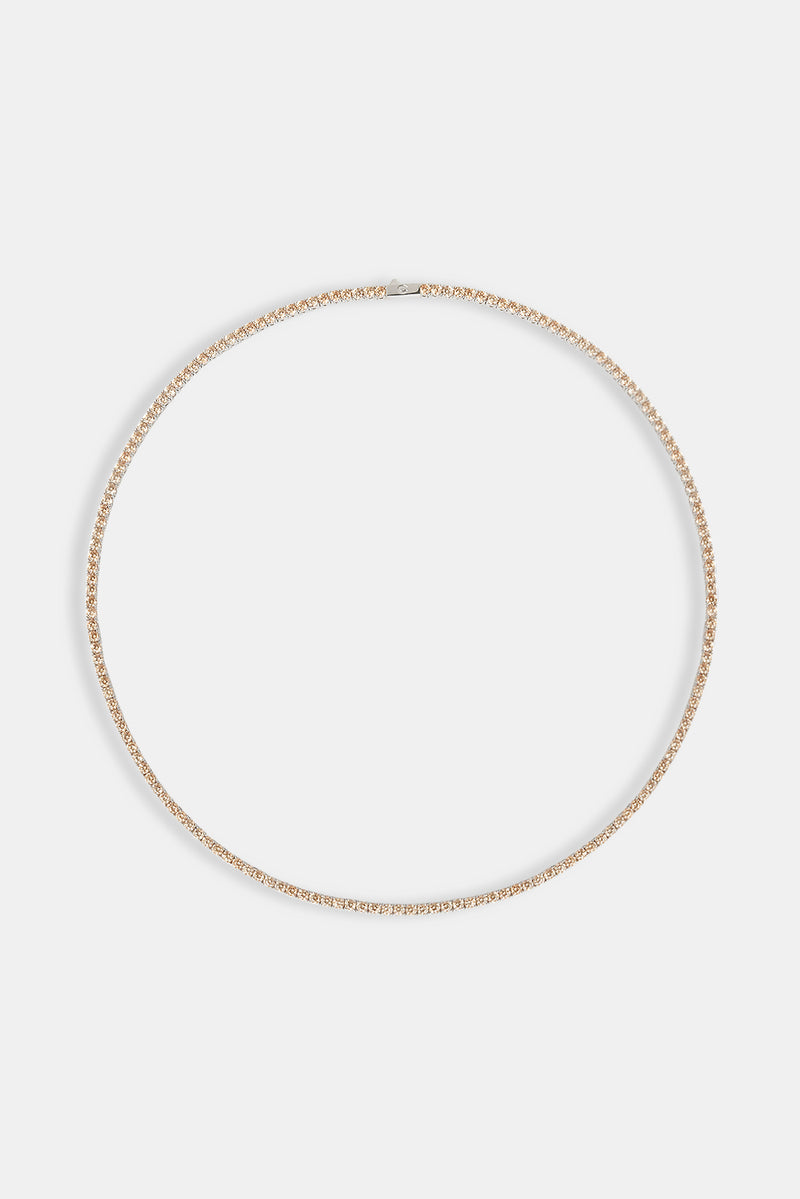 Champagne Tennis Chain - 3mm