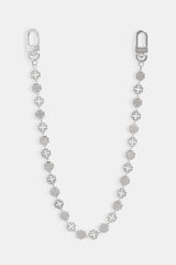 Motif Cross Outline Jean Chain - 10mm - White