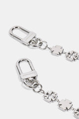 Motif Cross Outline Jean Chain - 10mm - White