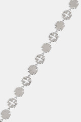 Motif Cross Outline Jean Chain - 10mm - White
