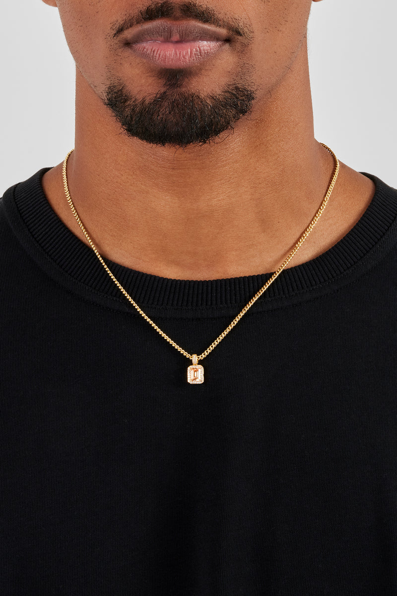 Champagner Edelstein Halskette - 10mm