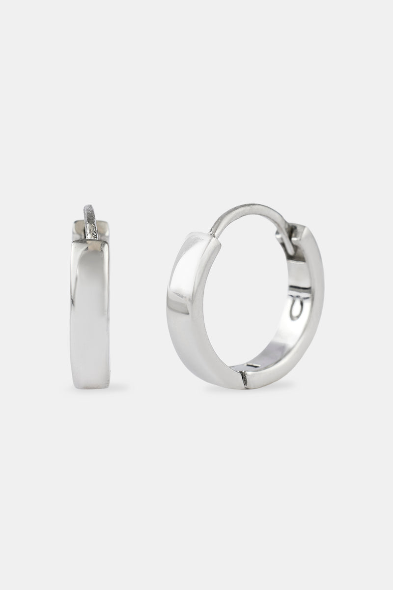 Polished Huggie Earrings