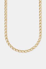Womens Curb Chain - 6mm - Gold