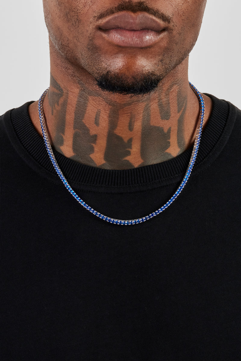 Dark Blue Tennis Chain - 3mm