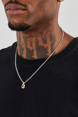 Dunkelgrüne Edelsteinkette - 10mm