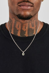 Dunkelgrüne Edelsteinkette - 10mm