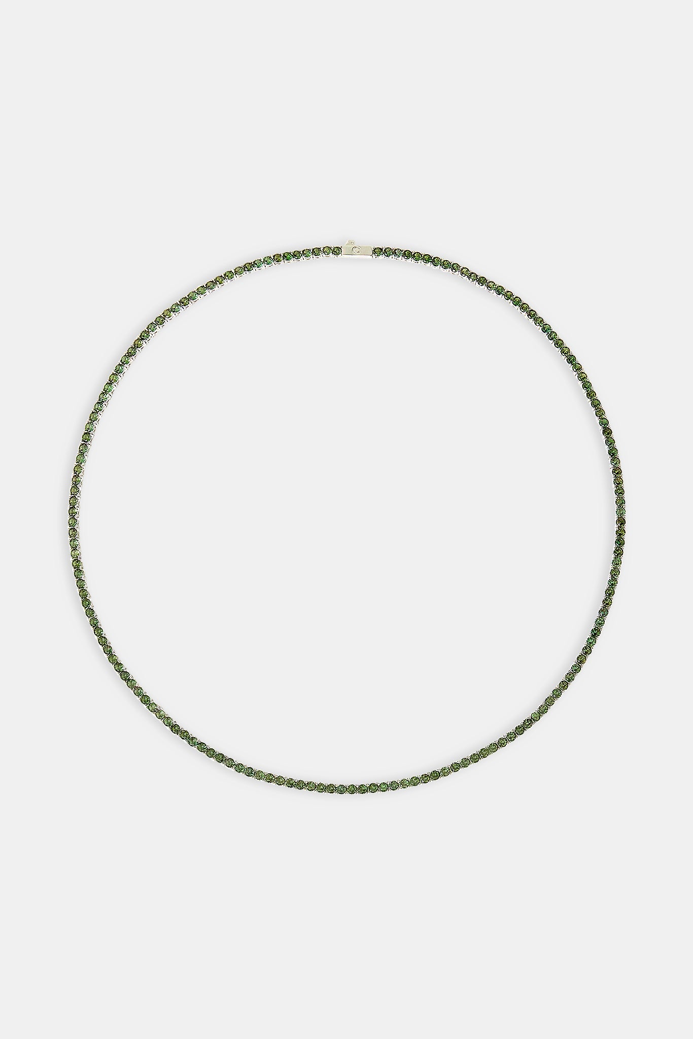 Dunkelgrüne Tenniskette – 3 mm