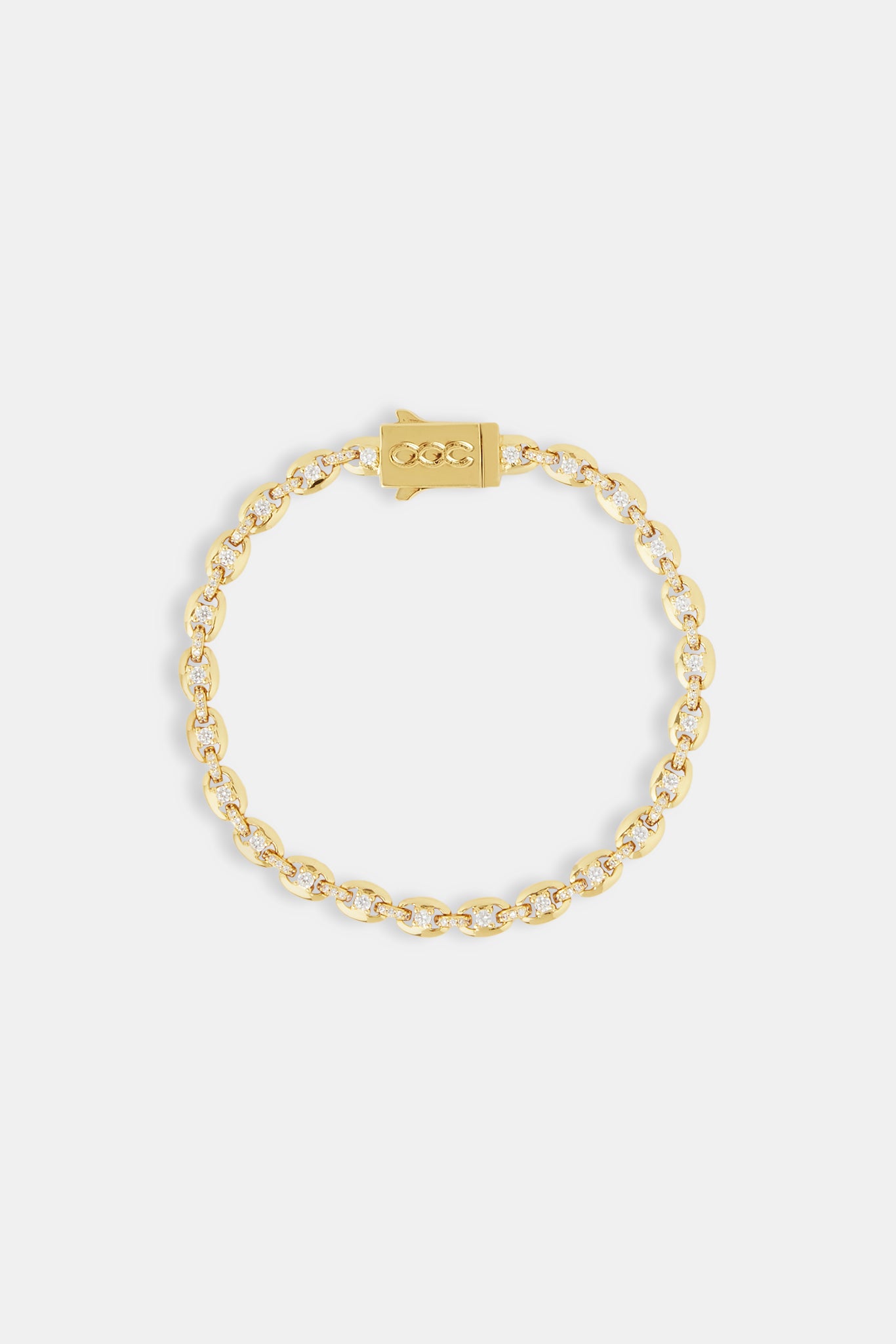 Polished & Iced Mix Bracelet - 5mm