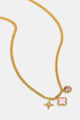 Halskette mit verschiedenen Motiven - 10mm - Gold