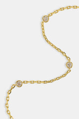 Gemstone Rolo Chain - 5mm - Gold