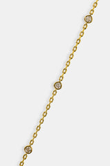 Gemstone Rolo Chain - 5mm - Gold