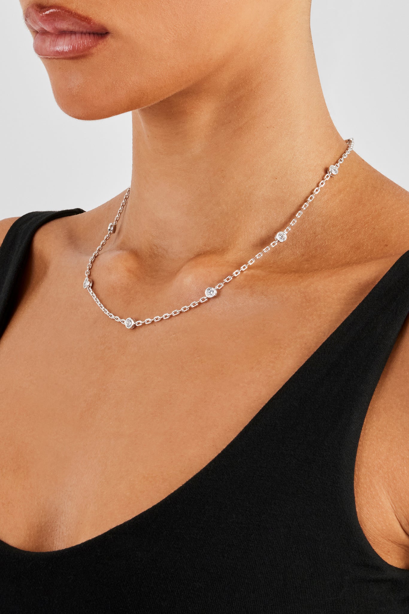 Gemstone Rolo Chain - 5mm