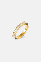 Eis-Baguette-Tennisring – 4 mm