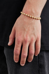 Eiskugelarmband – 5 mm – Gold