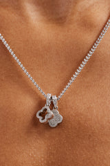 Iced Double Motif Cuban Necklace - 10mm