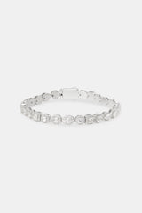 Iced Mixed Shape Cluster Armband - 8mm
