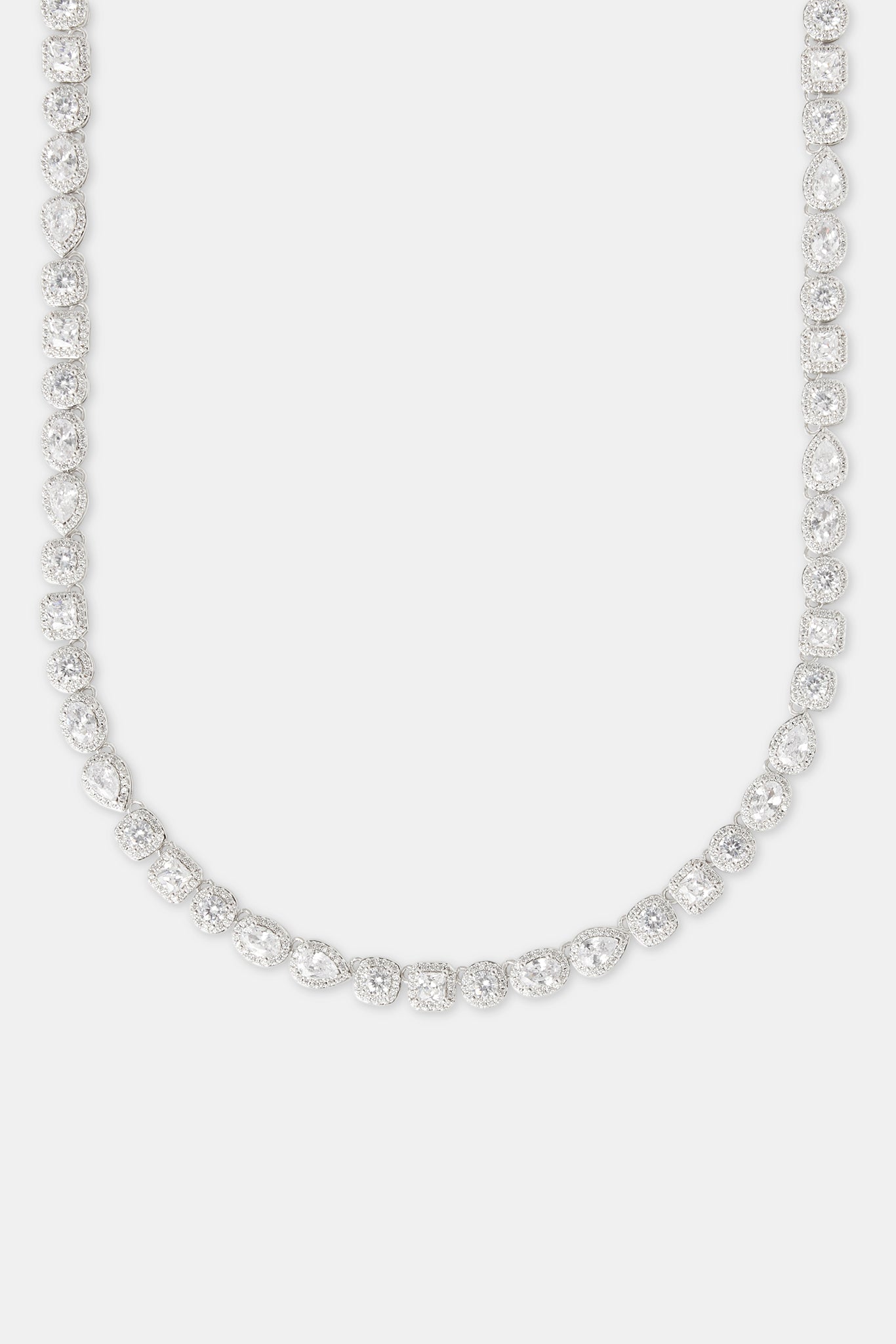 Iced Mixed Shape Cluster Chain - 8mm