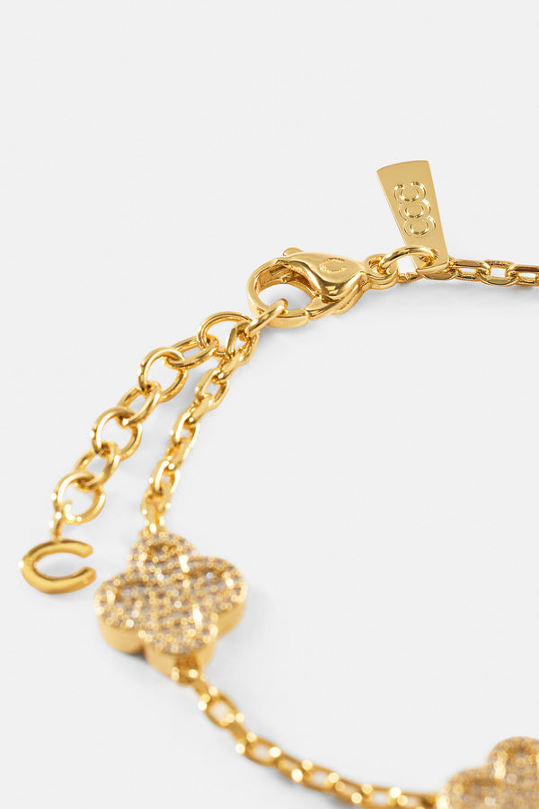 Rolo-Gliederarmband mit Eismotiv – 12 mm