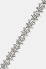 Iced Micro Cross Chain - 10mm - White