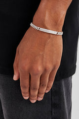 Iced Centre Cuban Bracelet - 6mm