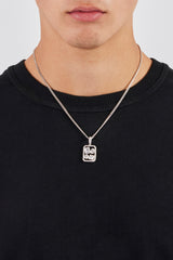 Iced Gemstone Pendant - 20mm