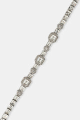Iced Multi Gemstone Tennis Bracelet - 3mm