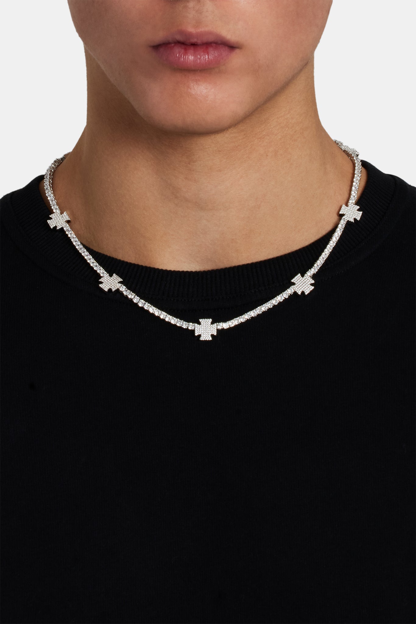 Tenniskette mit Eiskreuzmotiv – 3 mm