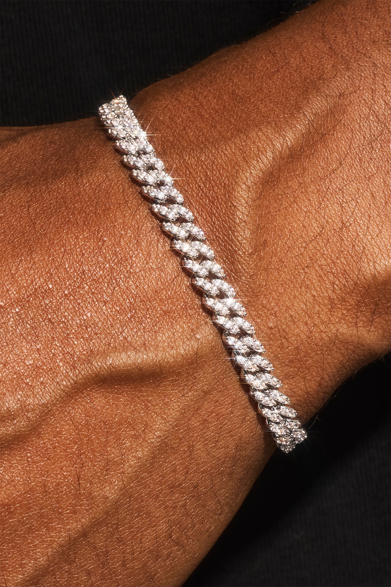 Kubanisches Armband mit vereisten Zinken – 5 mm