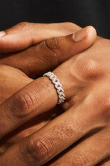Kubanischer Ring mit Eiszapfen – 5 mm