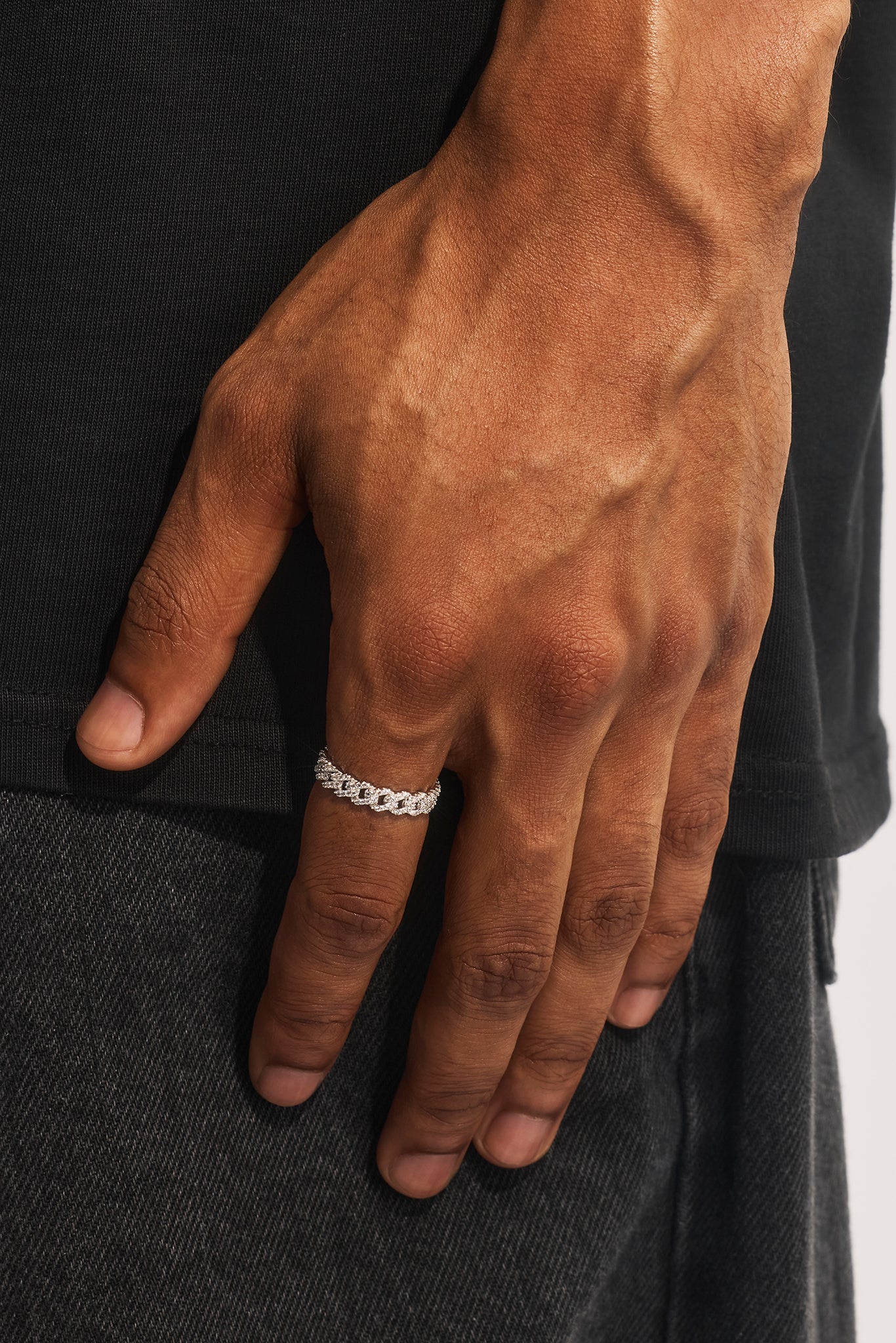 Kubanischer Ring mit Eiszapfen – 5 mm