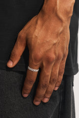 Kubanischer Ring mit Eiszapfen – 5 mm