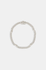 Paisley Iced Cuban Bracelet - 5mm