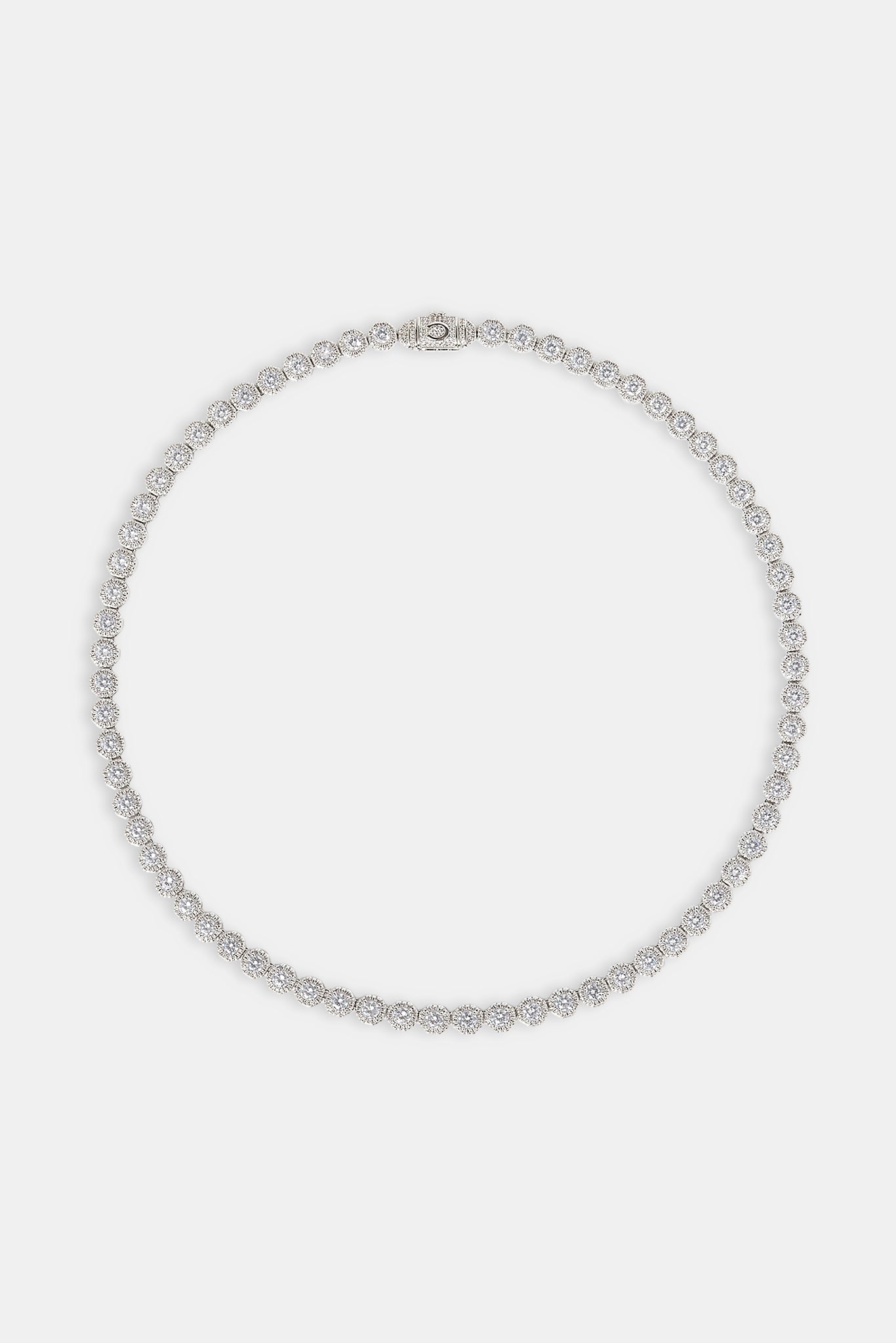 Iced Shape Cluster Tennis Chain - 6mm