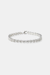 Iced Stone Cross Bracelet - 6mm